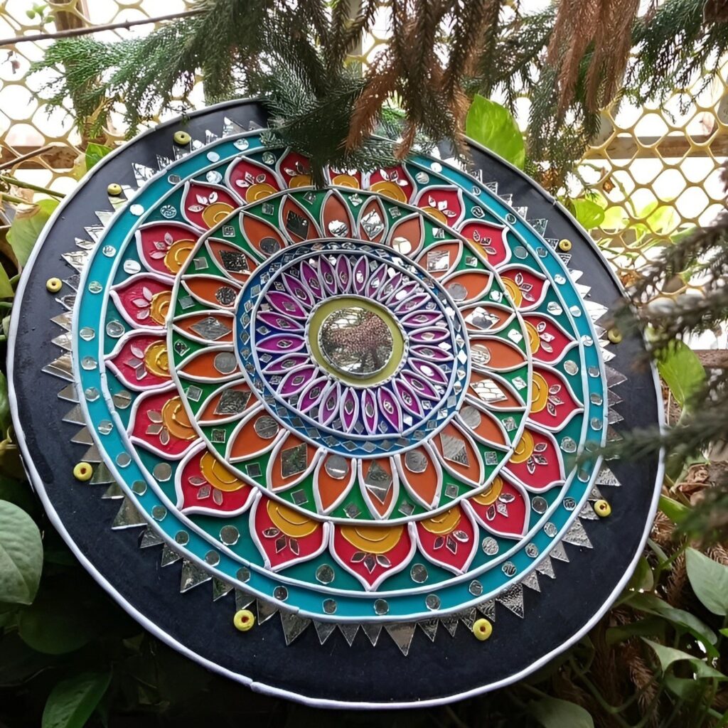 round mandala art | lipan art | folk art – Chromadec